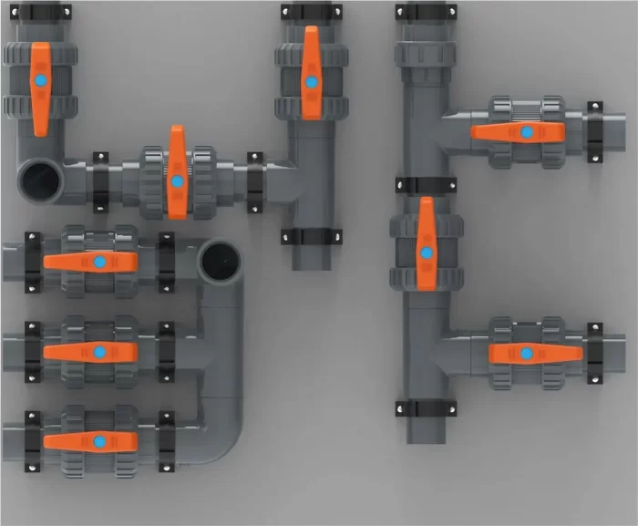 PVC aansluit set plug en play